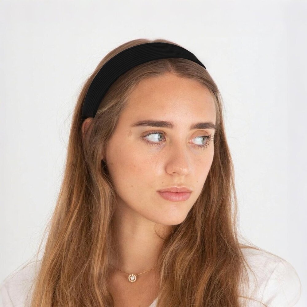 6pcs Wide Headbands Cloth Plastic Multi-Colored For Women Adults View 3